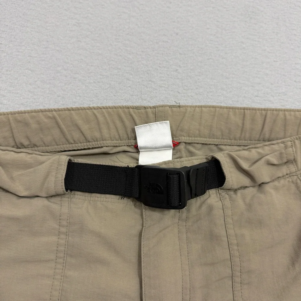 The North Face Pants Men's Large Tan Convertible Zip Off Cargo Hiking Outdoor